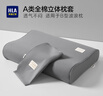 海瀾之家（HLA）枕套純棉枕頭套乳膠枕頭套全棉波浪型枕套A類(lèi)兒童成人枕套40x60cm 星辰灰 40*60cm【一只裝】 高度10/12cm 曬單實(shí)拍圖