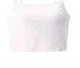 無(wú)印良品（MUJI）女式 萊賽爾短款帶罩杯吊帶衫 帶胸墊女款 25年夏季背心 細肩帶 白色 M （160/84A） 曬單實(shí)拍圖