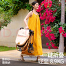 唯樂(lè )寶（welebao）護航家嬰兒車(chē)可坐可躺一鍵折疊換向高景觀(guān)輕便新生兒寶寶手推車(chē)B 曬單實(shí)拍圖
