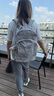 Kipling【開學(xué)季】25秋冬新款輕便學(xué)生書包大容量雙肩包首爾包|SEOUL M-巖石灰 曬單實拍圖