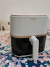 飛利浦（PHILIPS）家用多功能空氣炸鍋 透明可視化免翻面 金屬內(nèi)腔 大容量5升 燉烤炸焗一體 中秋送禮 HD9455 曬單實(shí)拍圖