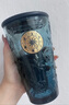 樂(lè )唯詩(shī)冰美式咖啡玻璃吸管杯大容量雙飲口果汁奶茶水杯女生高顏值 墨藍星座吸管杯【金章】 450ml 1只 曬單實(shí)拍圖