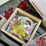 中國珠寶大褔hellokitty貓鑰匙扣黃金掛件足金KT貓手機鏈999包包掛飾禮物 KT貓鑰匙扣【20mg】（粉色禮盒) 曬單實(shí)拍圖