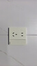 飛利浦（PHILIPS）開關(guān)插座面板S20正斜五孔啞光空調(diào)插座帶開關(guān)86型插座一開五孔 空調(diào)三孔16A帶開關(guān) 曬單實拍圖