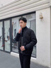 稻草人棉服男秋冬季新款男士外套棉衣2025新款常規保暖男裝冬裝外套男款 黑色 L 【建議100-115斤】 曬單實(shí)拍圖
