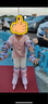 迪卡儂（DECATHLON）兒童輪滑鞋初學者輪滑鞋套裝可調(diào)節(jié)舒適透氣溜冰鞋體育課必備 夢幻獨角獸 29/32（腳長18.5-20.0cm） 曬單實拍圖