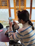DGOV歐貨小眾藍色條紋poo翻領(lǐng)長(cháng)袖軟糯針織衫毛衣女秋季慵懶套頭上衣 條紋zt M 建議95-105斤 曬單實(shí)拍圖