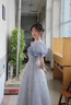 雅格羅伊成人禮服女18嵗公主蓬蓬裙連衣裙秋冬季晚禮服高級感宴會(huì )主持人禮 銀灰色 ZYL1055 L 曬單實(shí)拍圖