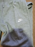 耐克（NIKE）男運動(dòng)褲 春秋針織直筒休閑褲 輕便休閑 BV2714-063 灰 XL 曬單實(shí)拍圖
