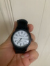 世希 簡(jiǎn)約清晰數字小男孩運動(dòng)帆布手表學(xué)生兒童石英韓版電子表 黑色白面 曬單實(shí)拍圖