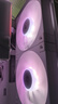 九州風(fēng)神FD12 12CM散熱器機箱高性能靜音風(fēng)扇 12025規格 4PinPWM溫控接口 FDB軸承ARGB支持神光同步 FD12 白色 ARGB 三連包 曬單實(shí)拍圖