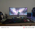 華碩  34英寸準4K 240Hz超頻250Hz高刷曲面帶魚屏電競顯示器 0.5msGTG HDR400  HDMI2.1 VG34WQML5A 戰(zhàn)影34 1500R曲率 升降支架 曬單實拍圖