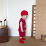 G.DUCKKIDS小黃鴨周歲禮服男寶寶抓周衣服女漢服百日宴百天滿月嬰兒套裝夏季 紅色+香囊 90 建議1~2歲【 80-90cm】cm 曬單實(shí)拍圖