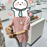 小豬班納女童長(cháng)袖T恤秋款2025新款中大童透氣純棉上衣洋氣兒童插肩款秋裝 【純棉】淺紫/冰葡兔 150 【推薦體重68-80】 曬單實(shí)拍圖