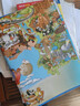 中國旅游地圖 兒童版 少兒中國地圖+世界地圖手繪版（共2張 覆膜版 大尺寸單張0.841*0.594米）自然人文景點(diǎn) 地理啟蒙百科 兒童房掛圖   曬單實(shí)拍圖
