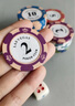 BR德州撲克籌碼棋牌室專(zhuān)用高端積分代幣卡片麻將牌機定制籌碼100片 曬單實(shí)拍圖