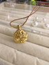 世紀緣桃花瓶黃金吊墜女古法足金編繩掛墜項鏈時(shí)尚百搭生日禮物送女友 8.49g【配繩大版】 曬單實(shí)拍圖