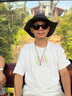迪卡儂漁夫帽帽子戶(hù)外徒步登山釣魚(yú)防曬遮熱速干透氣防紫外線(xiàn)太陽(yáng) 深黑灰_  防曬UPF50+ M（58cm/56-58cm) 曬單實(shí)拍圖
