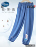 迪士尼兒童褲子防蚊褲女童夏季薄款?lèi)?ài)莎公主燈籠褲女孩SP97836 深藍120 曬單實(shí)拍圖