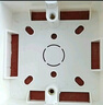 安達(dá)通 86型明裝開關(guān)底盒  PVC阻燃接線盒加厚開關(guān)線盒電工通用電線盒  阻燃加厚（5只） 曬單實拍圖