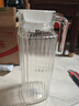 樂(lè )美雅（Luminarc）玻璃水壺冷水壺涼水杯家用冰箱大容量茶壺四方透明1.1L涼水壺 曬單實(shí)拍圖