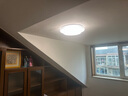 美的（Midea）LED吸頂燈24瓦三段調(diào)色餐廳臥室書房燈具仿水晶燈飾x2206包安裝 曬單實拍圖