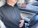 十如仕polo衫男短袖高端【二代汗無(wú)痕】透氣t恤春夏季透氣商務(wù)休閑 P21 海軍藍(lán) XL 曬單實(shí)拍圖