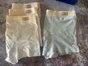羅蒙男士?jì)妊澞屑兠奁浇茄澕±砻蕖拒浥赐笟狻?0A抗菌中腰四角褲頭4條 曬單實(shí)拍圖