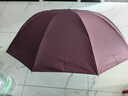 天堂 雙人晴雨傘三折 晴雨傘三折10骨超大加固黑膠防曬傘 暗玫紅 曬單實(shí)拍圖