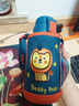 杯具熊（BEDDYBEAR）水杯兒童保溫杯316不銹鋼吸管直飲保溫壺男女寶寶學(xué)生上學(xué)水杯 復古雙飲兒童杯-獅子620ml 曬單實(shí)拍圖