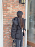 ONLY2024冬季新款90白鴨絨減齡蓬松云朵感連帽羽絨服女|125423014 H1Z黑色 M 曬單實(shí)拍圖