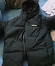 阿迪達斯 （adidas）冬季男款連帽短款鴨絨運動(dòng)休閑羽絨服 M 曬單實(shí)拍圖
