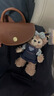 迪士尼牛仔星黛露掛件毛絨公仔達菲雪莉玫書(shū)包鑰匙圈扣包包掛飾可愛(ài)女 港迪牛仔雪莉玫 曬單實(shí)拍圖
