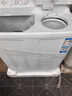 海爾（Haier）統(tǒng)帥半自動雙桶洗衣機(jī)10公斤  旋風(fēng)水流強(qiáng)力去污 以舊換新 家電國家補(bǔ)貼 1188BS 曬單實(shí)拍圖