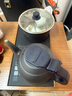 吉谷（K·KOU）全自動(dòng)雙底部上水電熱水壺電燒水壺恒溫電茶壺 茶臺燒水壺一體桌茶具套裝【1.2L+0.8L】 TC008B 曬單實(shí)拍圖
