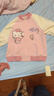 戴維貝拉（DAVE＆BELLA）【Hello Kitty聯(lián)名】?jì)和馓浊镅b女童長(cháng)袖針織棒球服寶寶衣服 粉色【現貨】 130 cm（建議身高120-130cm） 曬單實(shí)拍圖