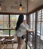億梵莎棉服女2025新款冬季獨特菱格輕薄款羽棉襖絨服女短款夾棉學(xué)生外套 白色 均碼 （可聯(lián)系客服備注碼數） 曬單實(shí)拍圖