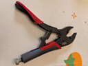 德力西電氣（DELIXI ELECTRIC） 大力鉗多功能萬(wàn)用工業(yè)級加力鉗子固定壓力鉗子c型手動(dòng)夾鉗 【工業(yè)級升級款】10寸圓口大力鉗 曬單實(shí)拍圖