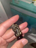 拾想珍藏級金曜石貔貅手鏈金色貓眼黑曜石佛珠手串男女款本命年生日禮 真正雙正金眼14mm霸王貔貅款 配 曬單實(shí)拍圖