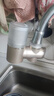 德思克凈水器水龍頭過(guò)濾器家用自來(lái)水濾水器直飲前置過(guò)濾器廚房衛生間通用除余氯雙出水可清洗濾芯 一機6芯【升級藍光抑菌】 曬單實(shí)拍圖