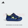 adidas嬰童小浮艇 ALTAVENTURE 3休閑包頭涼鞋阿迪達(dá)斯輕運(yùn)動(dòng)   皇家藍(lán)/深藍(lán)/綠熒光   25.5 曬單實(shí)拍圖