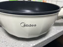 美的（Midea）電炒鍋不粘鍋一體插電多功能鐵鍋電炒鍋多功能一體2025新款炒菜鍋插電一體家用蒸煮煎炒多用途鍋 3.5L 【配蒸籠 油溫紅燈提醒】HCG2572 曬單實(shí)拍圖