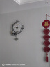 久久達2025新款輕奢創(chuàng  )意鐘表免打孔掛鐘客廳家用現代簡(jiǎn)約掛墻大氣時(shí)鐘 曬單實(shí)拍圖