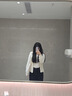 GAP【故宮聯(lián)名】女裝2025春季新款刺繡logo針織衫常規毛衣729032 象牙白 M (165/84A)亞洲尺碼 曬單實(shí)拍圖