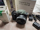 索尼（SONY）ZV-E10 微單數碼相機 4K視頻 vlog 直播相機 zv-e10 創(chuàng  )意濾鏡 E10K黑色套機 官方標配【64G卡+相機套+腕帶+電池+座充】 曬單實(shí)拍圖