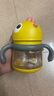 babycare兒童水杯吸管杯嬰兒學(xué)飲杯寶寶喝水杯帶手柄恐龍水杯防摔220ml 曬單實(shí)拍圖