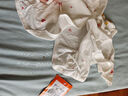 貝瑞加（Babyprints）嬰兒半背衣2件裝長(zhǎng)袖純棉寶寶上衣護(hù)肚和尚服家居內(nèi)衣 兔子黃點(diǎn)52 曬單實(shí)拍圖