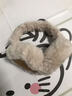 回力冬季保暖耳罩女仿兔毛絨耳包戶(hù)外護耳防風(fēng)寒耳暖百搭潮流耳捂軟糯 卡其色【毛絨保暖】 曬單實(shí)拍圖
