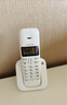 摩托羅拉（Motorola）數字無(wú)繩電話(huà)機 無(wú)線(xiàn)座機  子母機 單機辦公家用 大屏幕白色背光 清晰免提 持久續航 T301C(白色） 曬單實(shí)拍圖