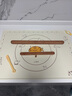 樹(shù)可硅膠揉面墊食品級加厚大防滑家用烘焙和搟面杖廚房包餃子面食案板 曬單實(shí)拍圖